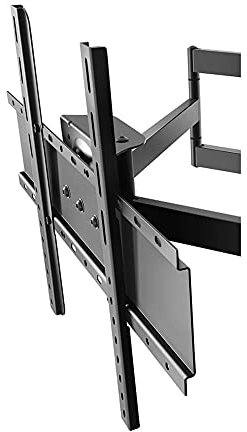 Supporto da parete per TV fisso da tavolo universale, supporto da parete per TV ultra sottile per TV LCD al plasma Full HD da 36-85 pollici Max 600x400, capacità 80 kg