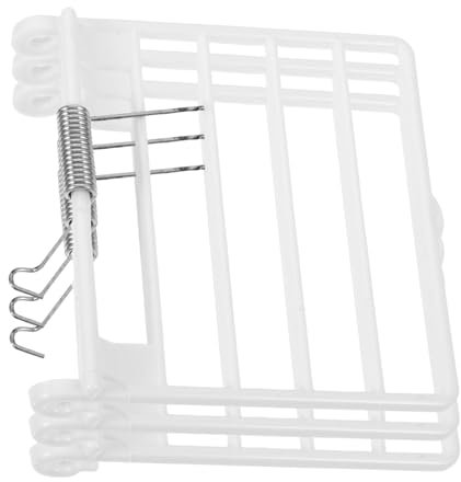 BUGUUYO Vogelkäfigtür Ersatz 3 Stück Kunststoff Käfigtür Zubehör mit Anti Flucht Design Passend für Verschiedene Vogelkäfige Installieren Haustierkäfig Tür für Wellensittiche und Papageien