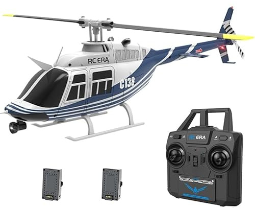Meiurlex Hélicoptère RC C138 à l'échelle 1/30 avec caméra, avion télécommandé 2,4 G 6 CH avec maintien de l'altitude et positionnement du flux optique, décollage/atterrissage à une touche, cadeau pour