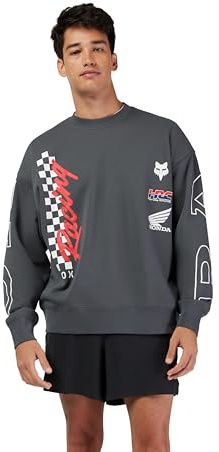Fox Racing Honda Herren Oversize-Fleece-Crew
