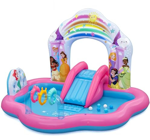 Bestway - Disney Princess Wasserspielcenter Zauberhafte Welt 221 x 193 x 140 cm