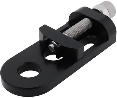 YINETTECH Tendeur de chaîne de vélo compatible avec BMX VTT, ajusteur de tension de chaîne de vélo (noir)