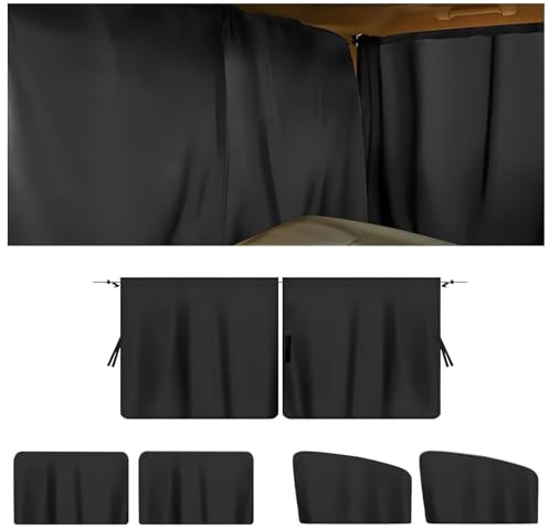 5PCS Cortinas Coche Compatible con Renault Grand Kangoo,separadores Interiores,protección de la privacidad y protección Solar
