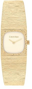 Calvin Klein Zwei-Zeiger-Quarzwerk-Uhr Silbernes Kollektion Sophisticated Square mit Silbernes Edelstahlarmband - 25100177