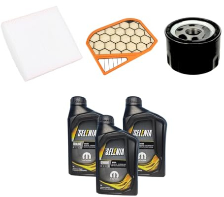 KIT TAGLIANDO COMPATIBILE CON FIAT PANDA LANCIA YPSILON 1.0 MILD HYBRID IBRIDA 3L SELENIA ECO2