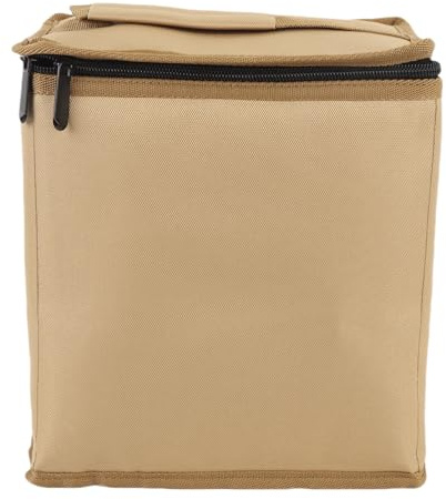Lylithuif Sac de Rangement pour réservoirs de gaz de Camping, Grande Taille, Tissu Oxford de qualité supérieure, Anti-Collision, étui de Transport Portable pour Bouteilles de Carburant, (Kaki)