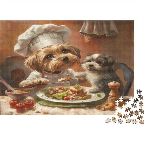 Yorkshire Terrier Jigsaw Puzzles for Adults 1000 Piece Puppy Jigsaw Puzzle for Adults Puzzle Challenging And Brainteasing Suitable for Wall Decoration And Gifts 1000pcs (38x26cm)