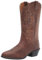 ARIAT Women's Heritage Western R Toe Western Cowboy Boot, Distressed Brown, 8 B US