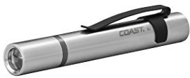 Coast A5 20 Lumen Edelstahl Stift-Taschenlampe, Silber