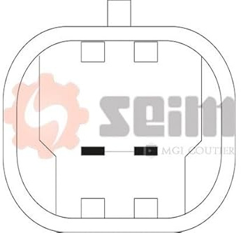 SEIM 900630 Fensterheber Vorne Links Elektrisch mit Elektromotor Kompatibel mit FIAT 500 312 51785841 51824040 51876269