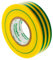 Zenitech - Nastro Adesivo Isolante Elettrico - PVC 0,15mm - Larghezza 19mm - Lunghezza 20m - Ideale per Lavori Elettrici e Marcatura Facile - Verde/Giallo