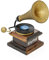 Odoria 1/12 Miniatur Grammophon Plattenspieler Puppenhaus Zubehör