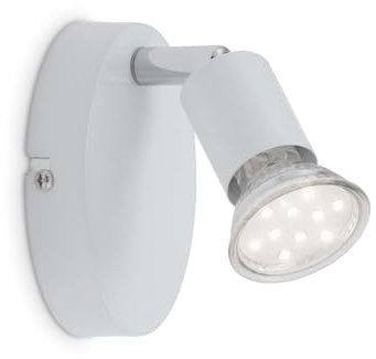 Briloner Leuchten LED Wandleuchte, Wandlampe, Deckenleuchte, Deckenlampe, Spot, LED Strahler, Wohnzimmerlampe, Lampe, Deckenlampe, Strahler, schwenkbar, Weiß, 10.5 x 6.5 x 8 cm