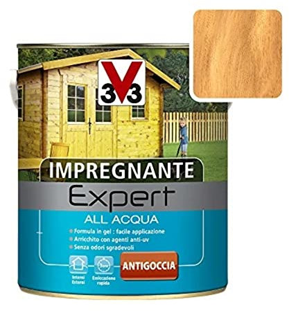 V33 barniz al agua Expert 0,75 lt – Nogal Claro