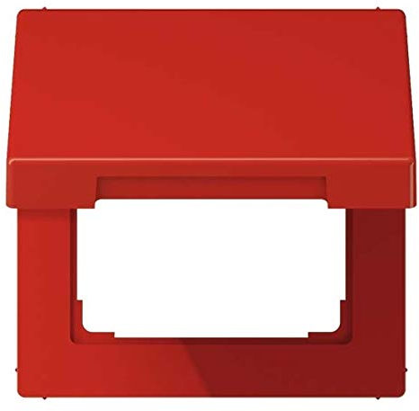 Jung Klappdeckel LS 990 BFKL RT m.Abdeckung 50x50mm Abdeckrahmen 4011377148161