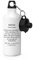 Gift Base Enfermera Definición Deportes Botella Agua Gimnasio 600ml Blanco