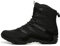 Plus Velvet Warm-Baumwollschuhe, Winterberg Skischuhe wasserdicht, rutschfest Bequeme verdickte Außen Damen Schneeschuhe,Black gray,42