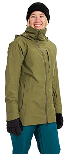 Burton Pillowline Gore-Tex Snowboardjacke Damen Größe XS Martini Olive