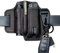 Multitool Leather Sheath Pocket Organizer, EDC Leather Sheath for Leatherman Multitools Leather Sheath/Key Holder Belt Loops Sheath/Flashlight Holster with Keyring, Tools for Outdoor Camping, Black