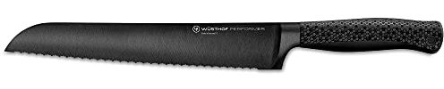 WÜSTHOF Performer Brotmesser 23 cm, Schwar, Rot
