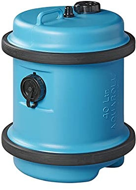 Aquaroll Frischwasser Camping Rolltank für Nutzwasser Wassertank 40 l blau