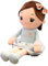 Uposao Kuschelpuppe Weiche Stoffpuppe, 40CM Mädchen Plüschpuppe Gefüllte Puppen mit Kleidung Haaren Niedliches Märchen Prinzessin Stofftier Fee Spielzeug Weihnachten Geschenk Für Baby Kinder,Grün