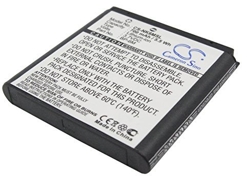 Cameron Sino Akku für Nokia 3250, 3250 XpressMusic, 6151, 6233, 6234, 6280, 6288, 9300, 9300i, N73, N73 Music Edition, N77, N93 RM-153, N93 RM-55 PN:Nokia BP-6M 700mAh / 2.59Wh
