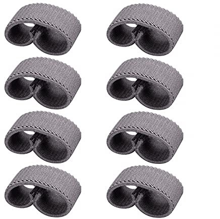 DONGKER Elastische Gürtelschlaufe, 8 Stück Gürtelhalter für Dienstgürtel, Taktische Gürtelschlaufen Halter Band für 1,5 Breite Gürtel/Riemen