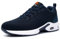 DYKHMILY Scarpe Antinfortunistiche Donna Leggere Cuscino d'Aria Scarpe da Lavoro con Punta in Acciaio Comode Traspiranti Sportive di Sicurezza Scarpe Estive (Blu Formale,37.5EU)
