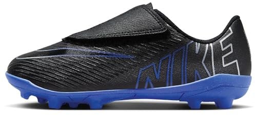 Nike Jungen Vapor 23 Fussballschuh, Black Chrome Hyper Royal, 28 EU