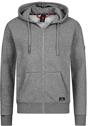 Höhenhorn Woodberg Herren Hoodie Pullover Dunkelgrau Gr. 5XL