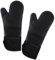 NyxSeat 1 Paar Silikon-Kochhandschuhe, rutschfeste Handschuhe, hitzebeständige Ofenhandschuhe, wasserdichte Küchenhandschuhe, geeignet zum Tragen beim Kochen, Backen usw. (schwarz).