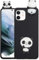 SEHEYA Panda Hülle für iPhone 12 Mini Silikon Schwarz 3D Tiere Motiv Aesthetic TPU Bumper Handyhülle Stoßfest Cover