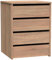 briebe Cajonera Armario Interior, Mesita de Noche, Cómoda Dormitorio, Sinfonier 4 Cajones, 63,5x46x45 cm (Alto x Ancho x Profundo) Escritorio Oficina (Roble Cambrian)
