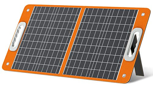 Panneau solaire portable pliable 60 W Panneau solaire monocristallin flexible 18 V Panneau photovoltaïque Système solaire mobile Modules solaires à haut rendement Sortie de type C 45 W pour camping