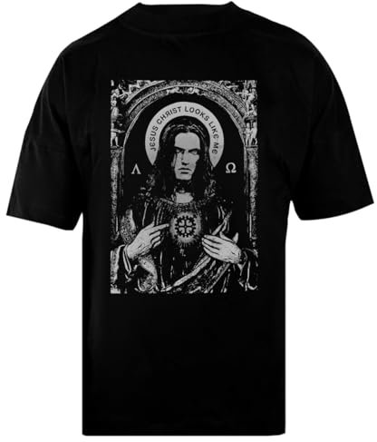 Type O Negative Herren Unisex Schwarzes Baggy Tee Übergroßes T-Shirt