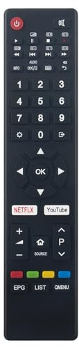 ALLIMITY RM-C3312 Télécommande Compatible avec JVC LED TV LT-43HW95U LT-49HW95U RMC3312 LT43HW95U LT49HW95U