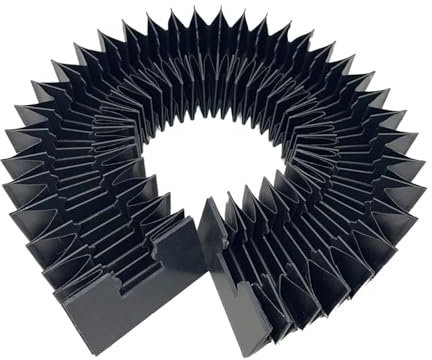 DAISHUJIE Staubschutzabdeckung HGR Schienen-Staubschutz, 15 mm, 20 mm, 25 mm, 30 mm, Linearführungsschienen, Faltenbalg, staubdichte Abdeckungen for CNC(for HGR15,500mm)