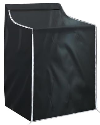 WAJJWI Copertura Lavatrice Copri Lavatrice da 2 Pezzi for Protezione Esterna a Caricamento dall'alto for la Maggior Parte delle coperture for lavasciuga - L29 x P28 x A43
