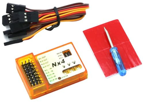 Ksikdeg Flight Controller 3D Gyroskope Balancing Fixed Wing Aircraft Rate/Hold/Gyroscopes Offs Modes Auto Balancing