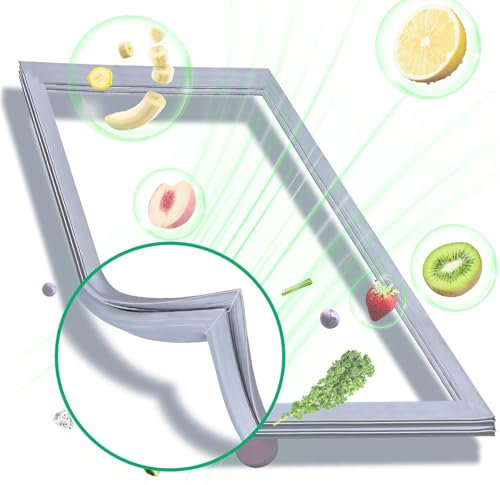 Guarnizione magnetica personalizzata per frigorifero/congelatore, universale, isolamento in gomma durevole, facile installazione per ritenzione dell'aria fredda