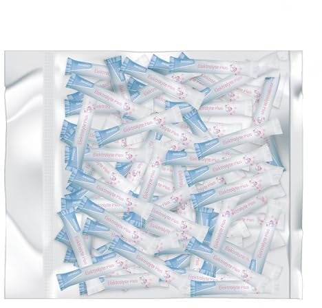 Elektrolyte Plus 50 Stück – Großpackung für Festival, Sport & Hochzeit Gastgeschenk – Elektrolyte Pulver von sanotact für Party Urlaub Zubehör & Training