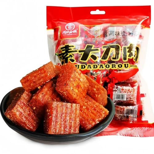 JOYSEVEN – Collations chinoises spéciales Latiao | 228 g x 1 sac | Emballage individuel, bandes épicées | Collation chinoise Latiao | Sucrée et épicée | Cadeau viral TikTok