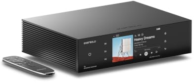 Eversolo T8 Music Streamer Transport with Remote | Dual Femtosecond Clocks, Fully Electrical Isolation Output & Stream Tidal, Qobuz and More | IIS, Coaxial, AES/EBU, USB Audio, and Optical Output