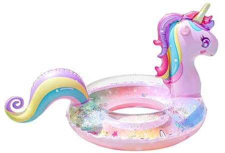 HYZYWON Flotador Niño, Flotador Unicornio, 70 cm, Hinchables para Piscina, Flotador Piscina, para Piscina, Playa (J70)