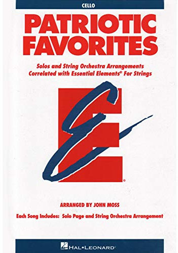 Hal Leonard Patriotic Favorites for Strings Cello Essential Elements