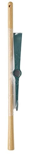 Leborgne, Pioche de Terrassier 2,0 kg, Douille Ronde en Acier Forgé et Trempé avec Manche en Bois, Outil de Jardinage Idéal pour Creuser et Aménager le Sol, Résistant et Durable