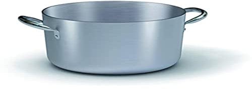 Ballarini Professionale 7018.36 Casseruola Media con 2 Manici, Alluminio, Grigio, 36 cm