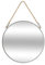 Atmosphera - Miroir Corde Gris - métal D38 cm