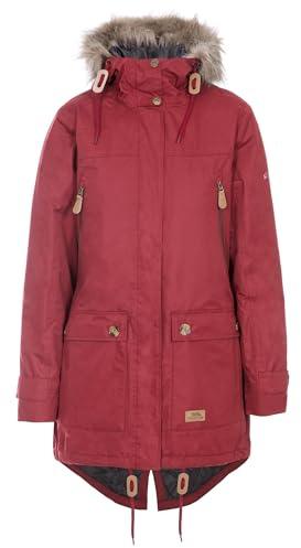 Trespass Clea Waterproof Rain Jacket Merlot in Size - 10
